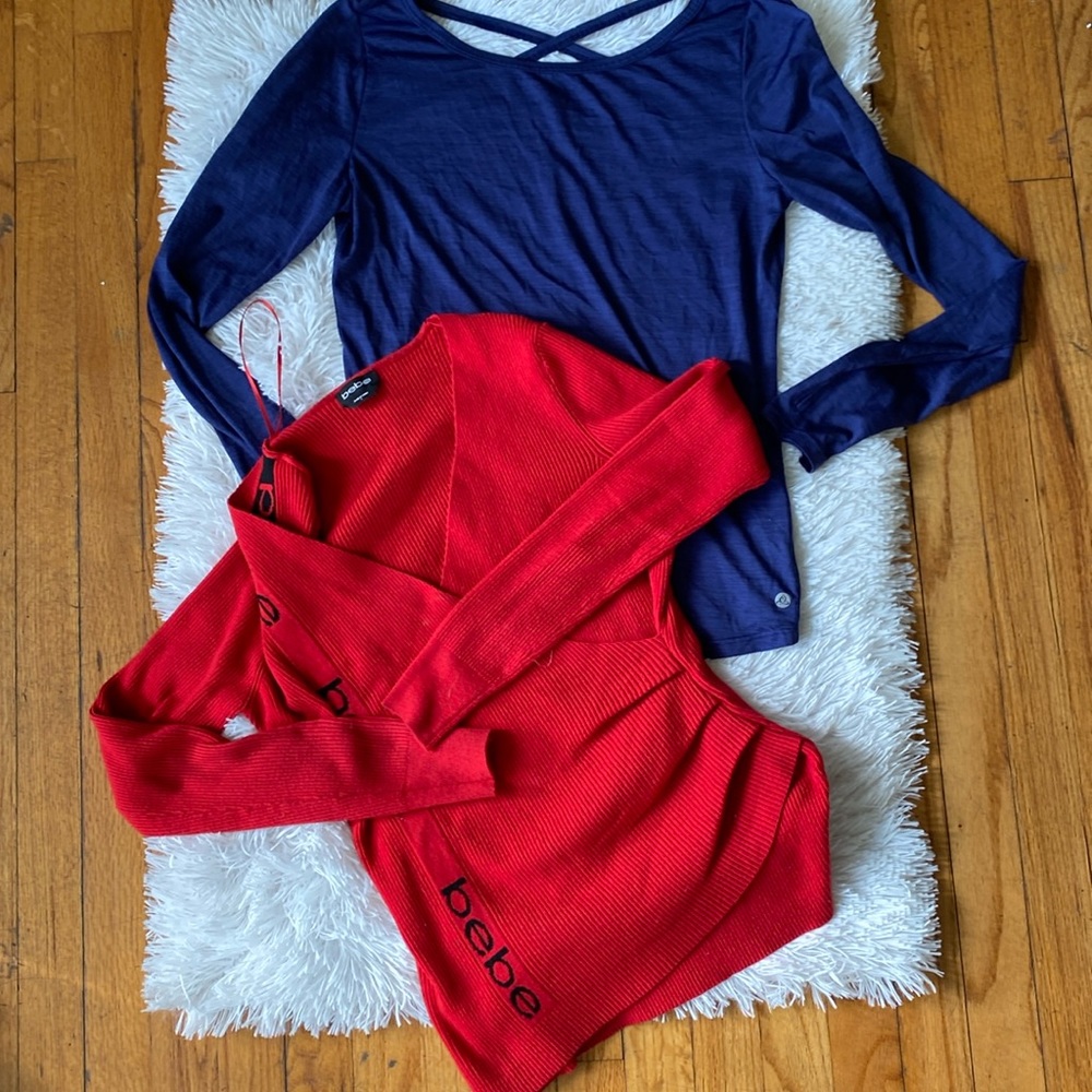 Bundle of 2 tops for women, size L